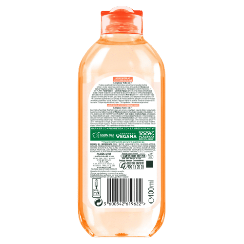 Agua MIcelar Efecto Peeling